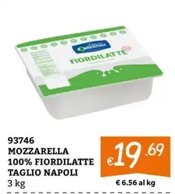 Zona Mozzarella 100% fiordilatte taglio napoli offerta