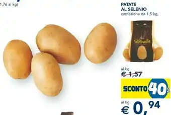 Esselunga Patate al selenio offerta