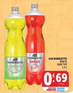 Deco Supermercati San Benedetto bibite vari tipi offerta