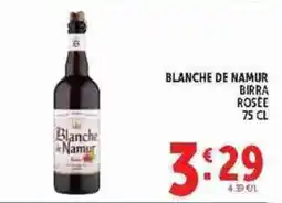 Deco Supermercati Blanche de Namur Birra Rosée offerta
