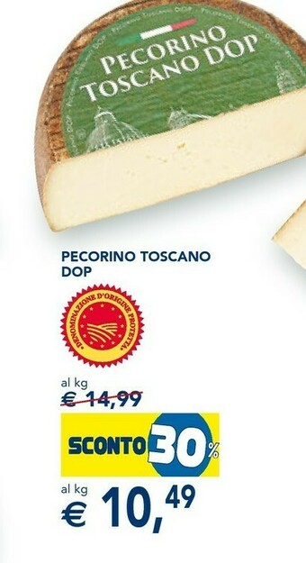 Esselunga Pecorino toscano dop offerta