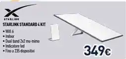 Unieuro Starlink Standard 4 Kit offerta