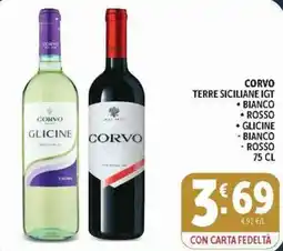 Deco Supermercati Corvo Glicine offerta