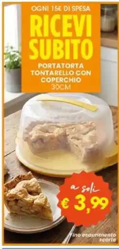Eurospar Portatorta Tontarello con coperchio offerta