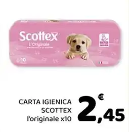 Conad City Carta igienica Scottex l'originale offerta