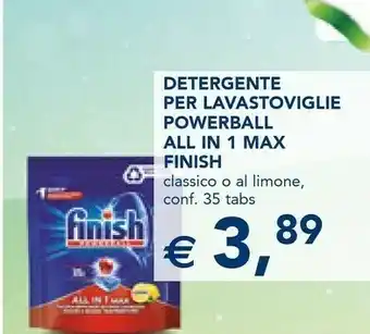 Detergente per lavastoviglie powerball all in 1