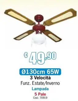 Centro Brico Ventilatore a soffitto offerta