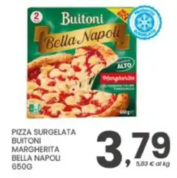 Despar Pizza surgelata Buitoni Margherita Bella Napoli offerta