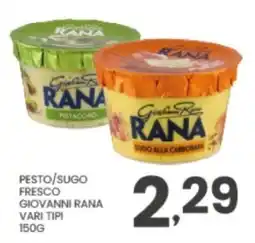 Despar Pesto/Sugo Fresco Giovanni Rana offerta