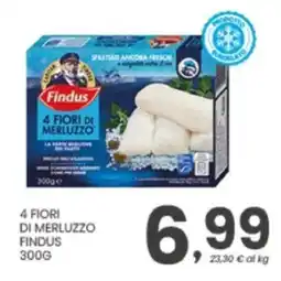 Despar 4 Fiori di Merluzzo Findus offerta