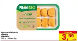 Despar Bocconcini di petto di pollo Fileni Bio* offerta