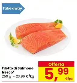 Despar Filetto di Salmone fresco offerta