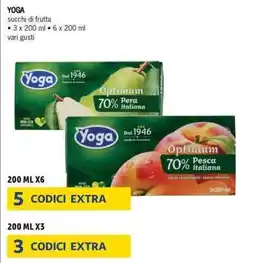 Deco Supermercati Yoga succhi di frutta offerta