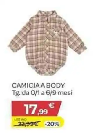 Camicia a body