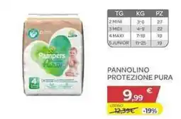 Bimbo Store Pannolino Pampers Pure offerta
