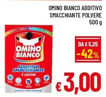 Omino Bianco additivo smacchiante polvere