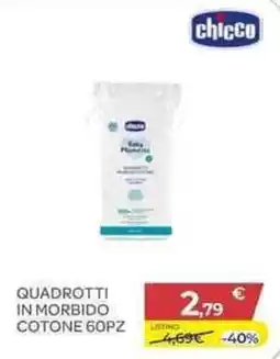 Bimbo Store Chicco quadrotti in morbido cotone offerta