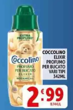 Deco Supermercati Coccolino elixir profumo per bucato offerta