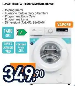 Unieuro Lavatrice WRTMDWM9ABLCDWH offerta
