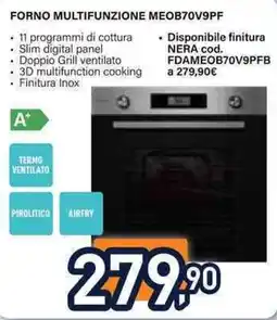 Unieuro Forno multifunzione MEOB70V9PF offerta