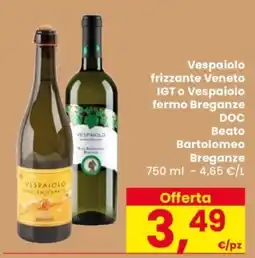 Despar Vespaioło vino frizzante offerta