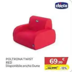 Bimbo Store Chicco Poltrona Twist Red offerta