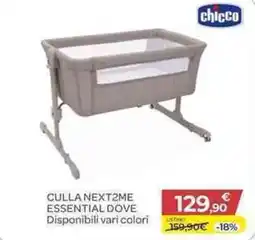 Bimbo Store Culla Next2Me Essential Dove offerta