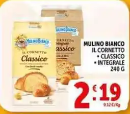 Deco Supermercati Mulino Bianco il cornetto classico offerta
