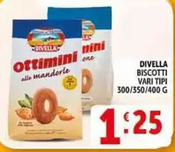 Deco Supermercati Divella ottimini alle mandorle offerta