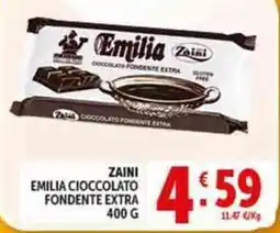 Deco Supermercati Zaini Emilia cioccolato fondente extra offerta