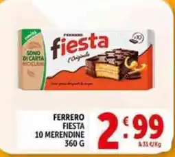 Deco Supermercati Ferrero Fiesta offerta