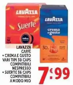 Deco Supermercati Lavazza Caffè Crema e Gusto Suerte offerta