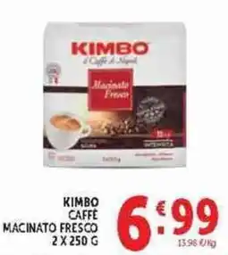 Deco Supermercati Kimbo caffè macinato fresco offerta