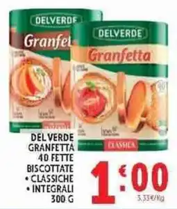 Deco Supermercati Delverde granfetta offerta