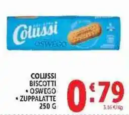 Deco Supermercati Colussi biscotti osweo zuppalatte offerta