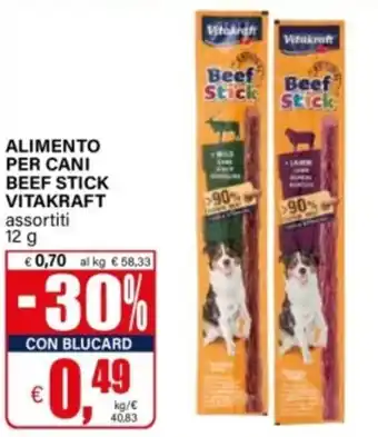 Alimento per cani Beef Stick Vitakraft