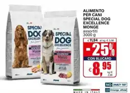 Il Gigante Special Dog Excellence Monge offerta