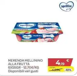 Bimbo Store Merenda Mellinino alla frutta offerta