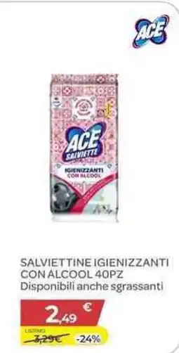 Bimbo Store Ace salviettine igienizzanti offerta