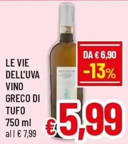 A&O Le vie dell'uva vino greco di tufo offerta