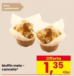 Despar Muffin mela - cannella* offerta