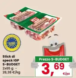 Despar Stick di speck IGP S-BUDGET offerta