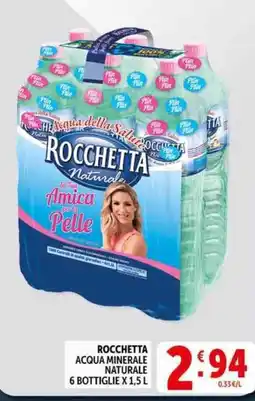 Deco Supermercati Rocchetta acqua minerale naturale offerta