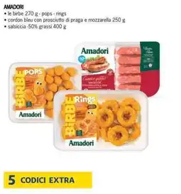 Deco Supermercati Amadori le birbe pops - rings offerta