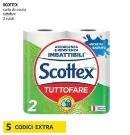 Deco Supermercati Scottex carta da cucina tuttofare offerta