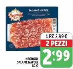 Deco Supermercati Negroni Salame Napoli offerta