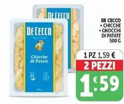 Deco Supermercati De Cecco Chicche di Patate offerta