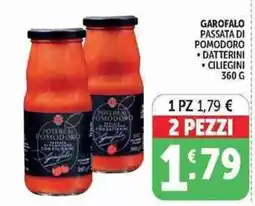 Deco Supermercati Garofalo passata di pomodoro datterini ciliegini offerta