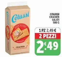 Deco Supermercati Colussi cracker salati offerta