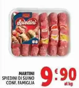 Deco Supermercati Martini spiedini di suino offerta